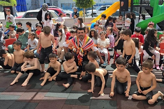 Minik pehlivanlar Antalya Kumluca’da mindere çıktı