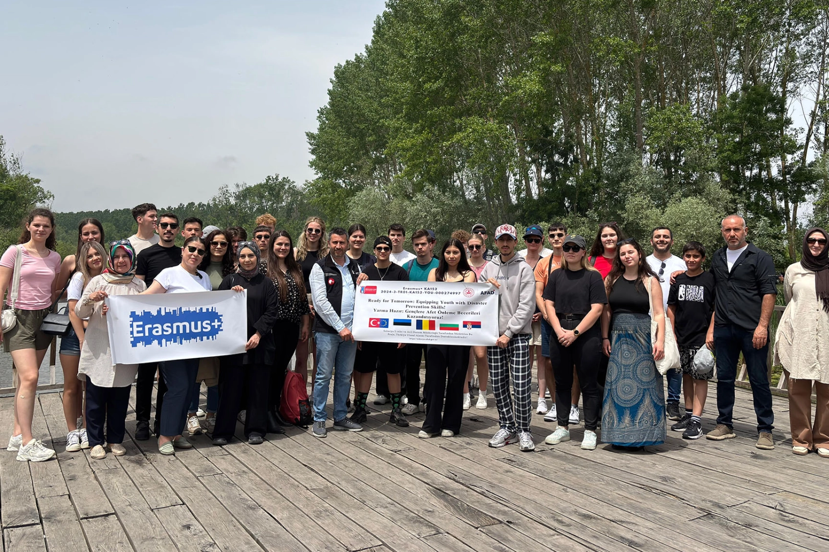 Uluslar arası öğrenciler Sakarya’nın doğasında unutulmaz bir gün yaşadı