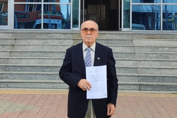 Edirne Keşan'da Şaban Balkanlı mazbatasını aldı